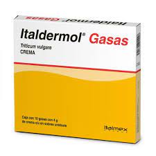 Italdermol gasas 12 gr. Caja c/10 pz