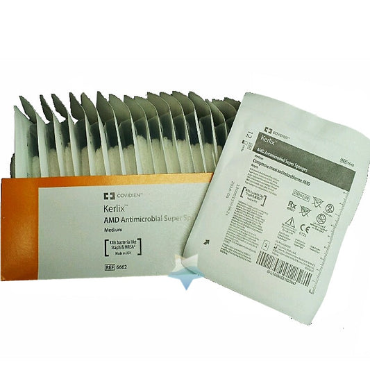 Kendall Kerlix AMD gasa en esponja 15.2 x 17.1 cm (caja con 20 sobres con 2 gasas)